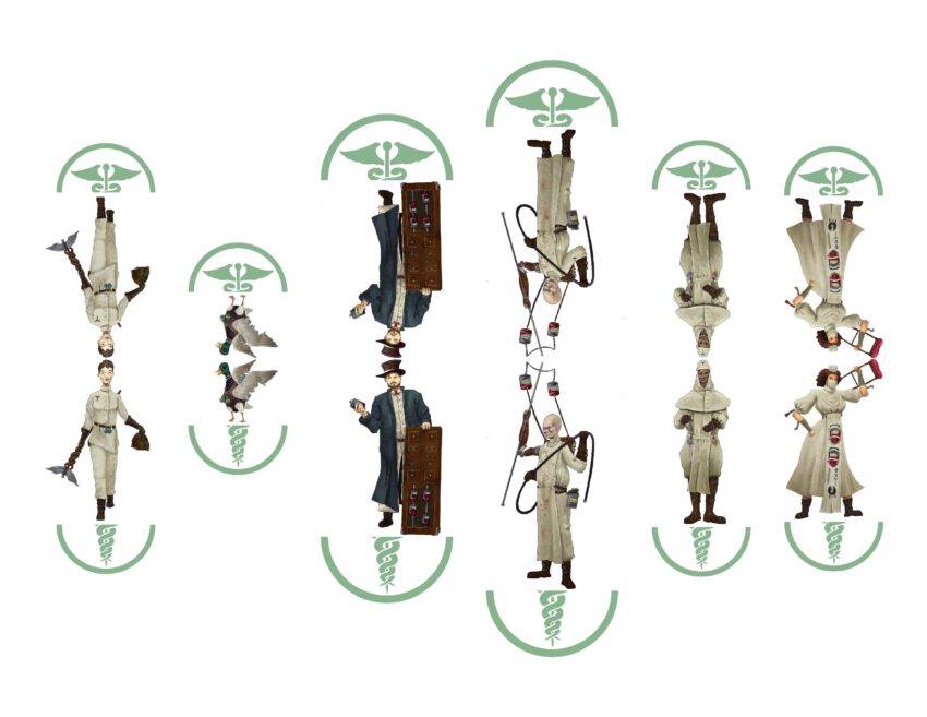 Anatomists printable standees – Guild Ball Bench